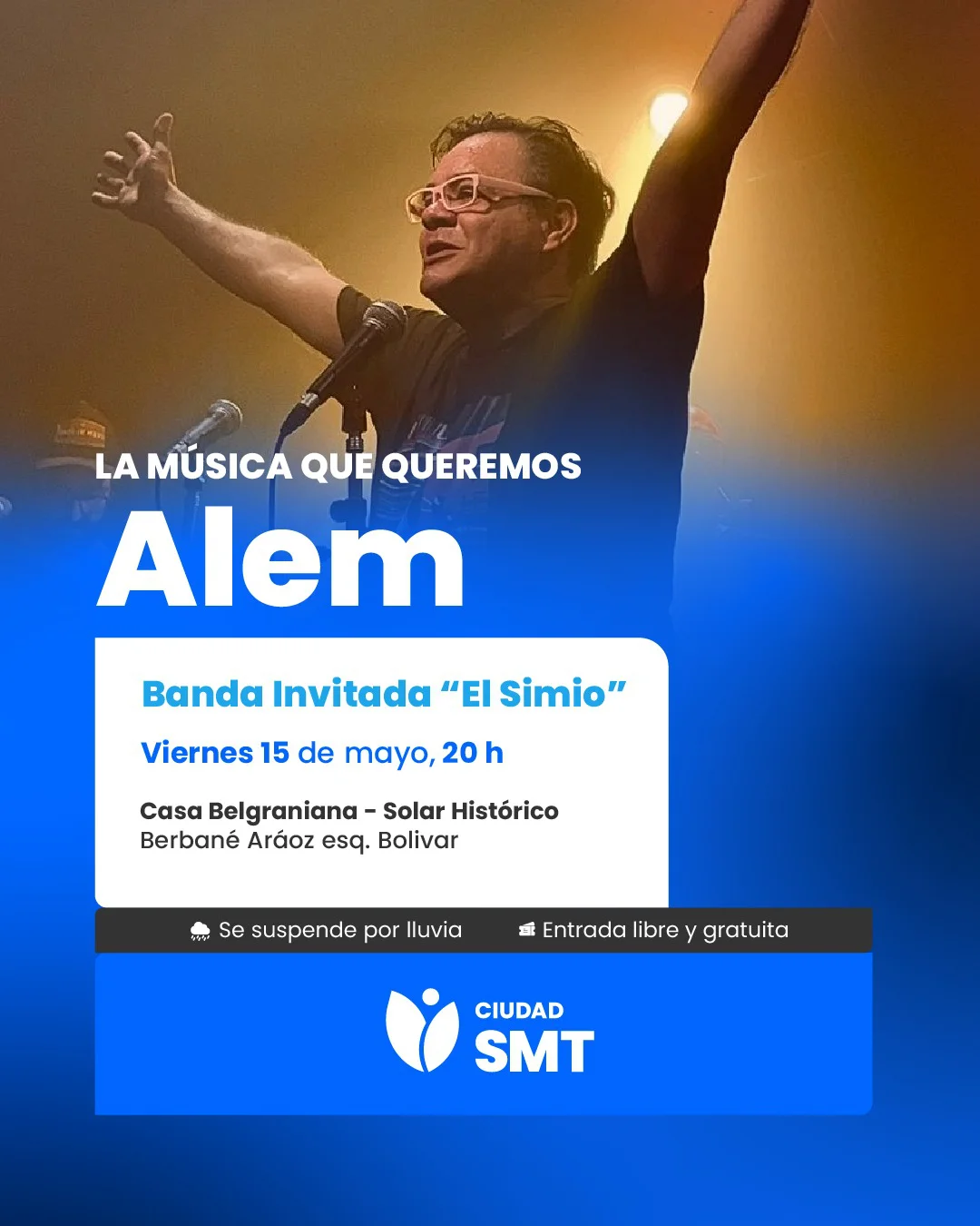 Alem y los simios en casa belgraniana mayo 2026