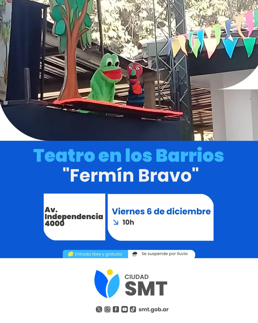 flyer teatro viernes 6 dic
