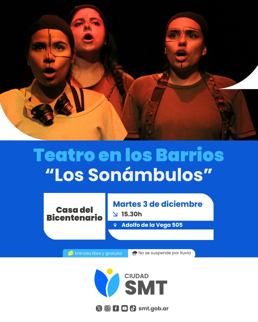 flyer teatro martes 3 dic