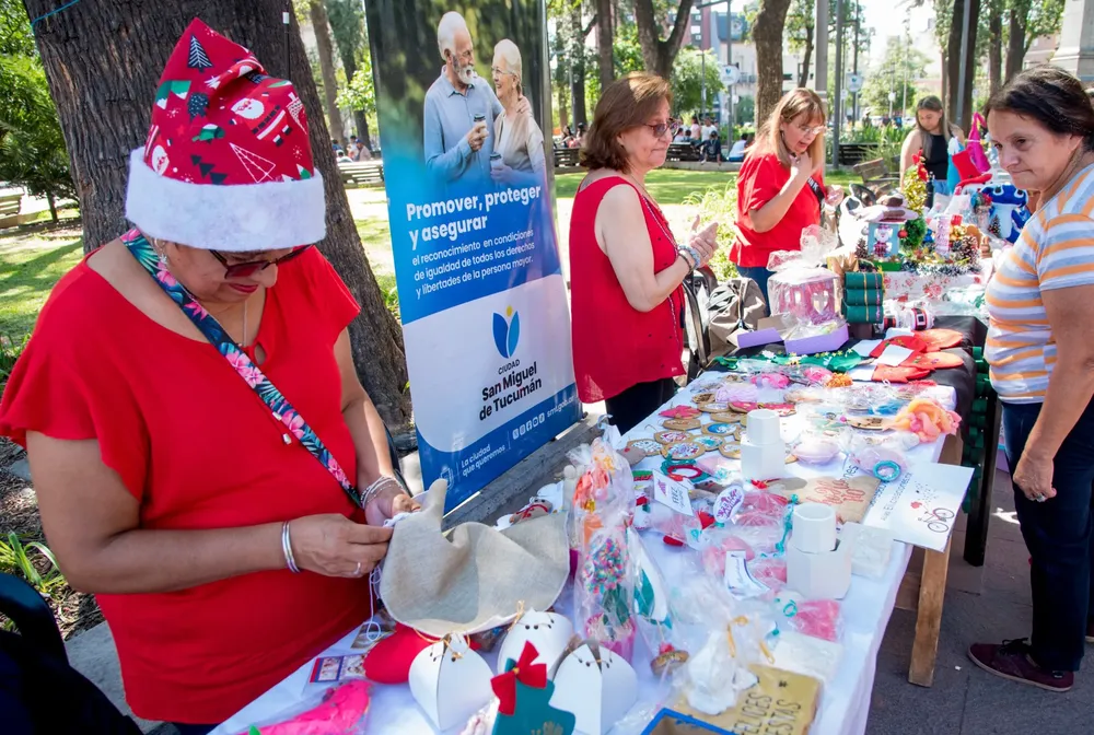muestra adulto mayor taller arte y manualidades plaza independencia 1