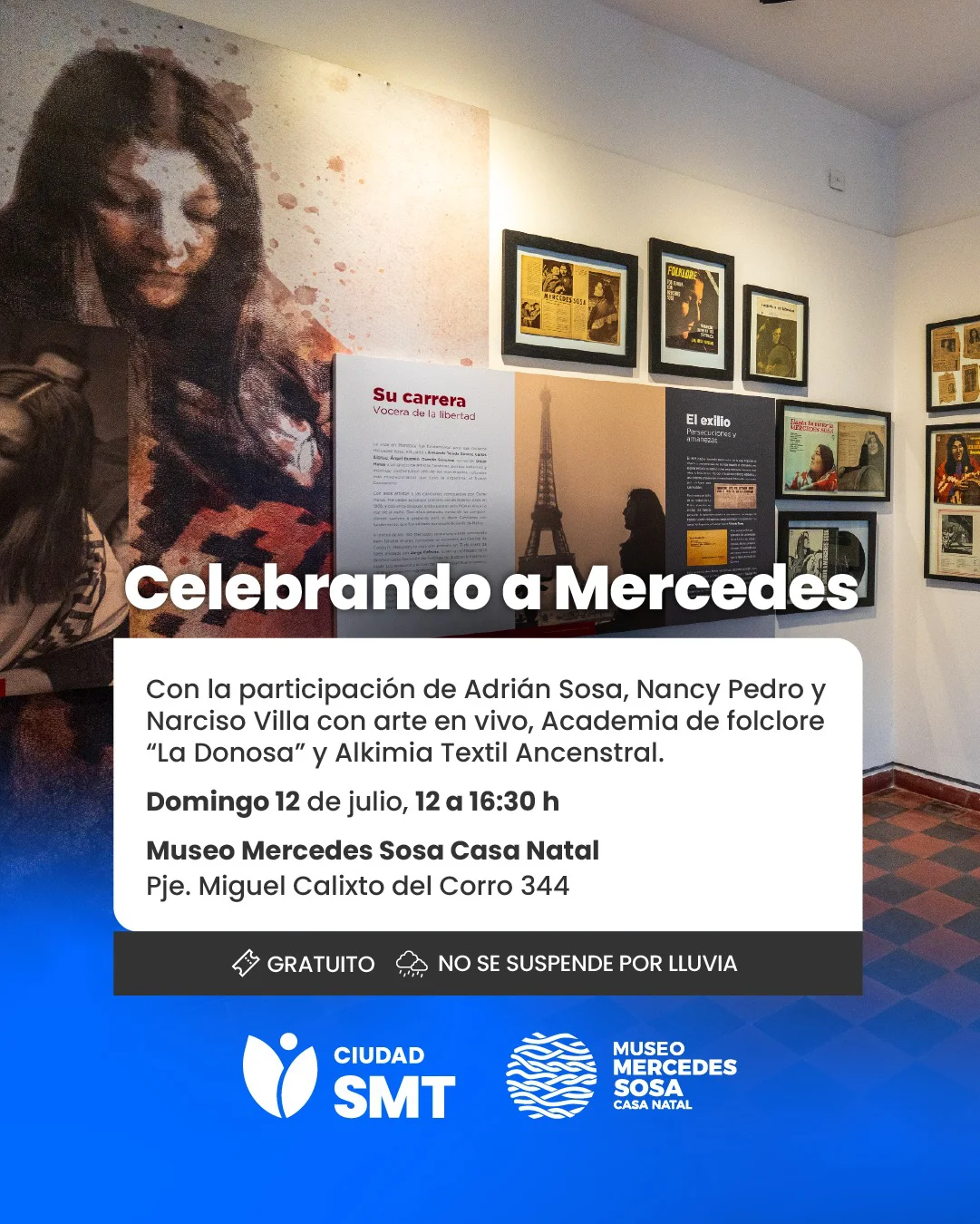 flyer celebrando a mercedes