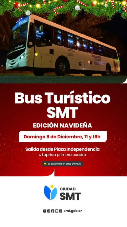 flyer bus navideño