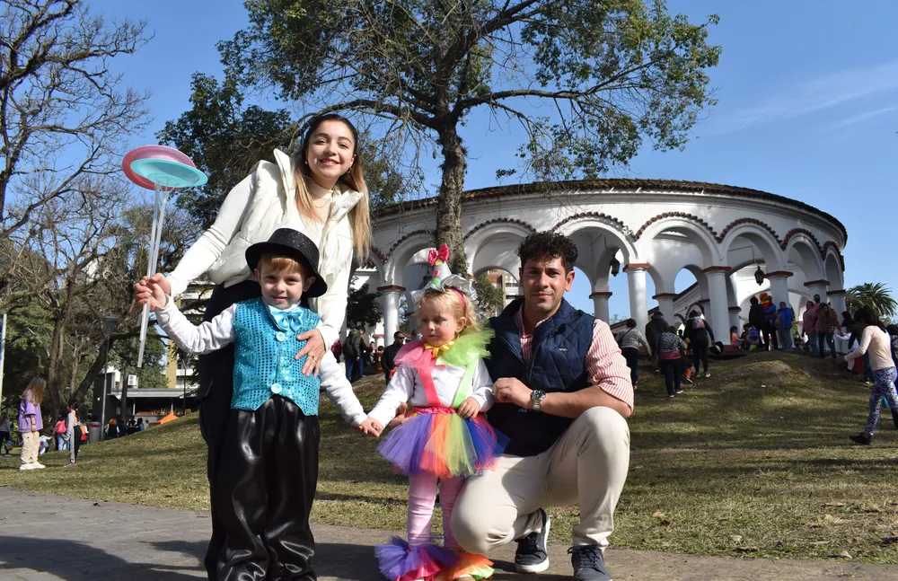 familia parque fin de semana