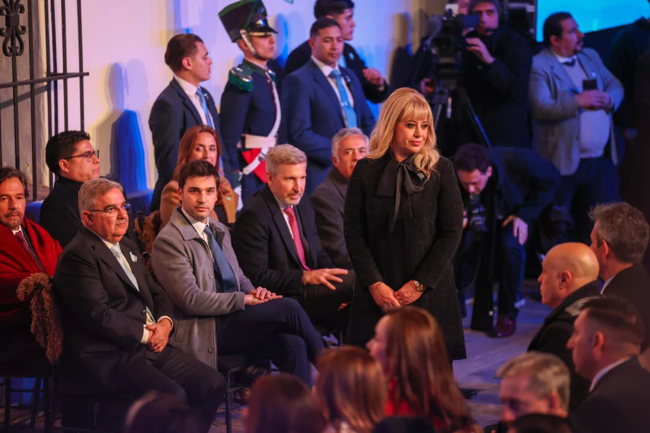 Rossana Chahla en la Vigilia por el Día de la Independencia