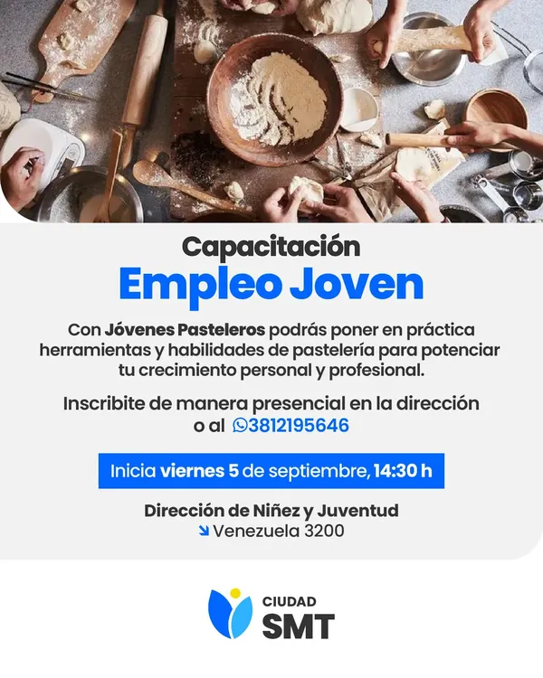 flyer jovenes pasteleros