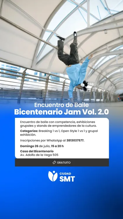 flyer encuentro de breaking