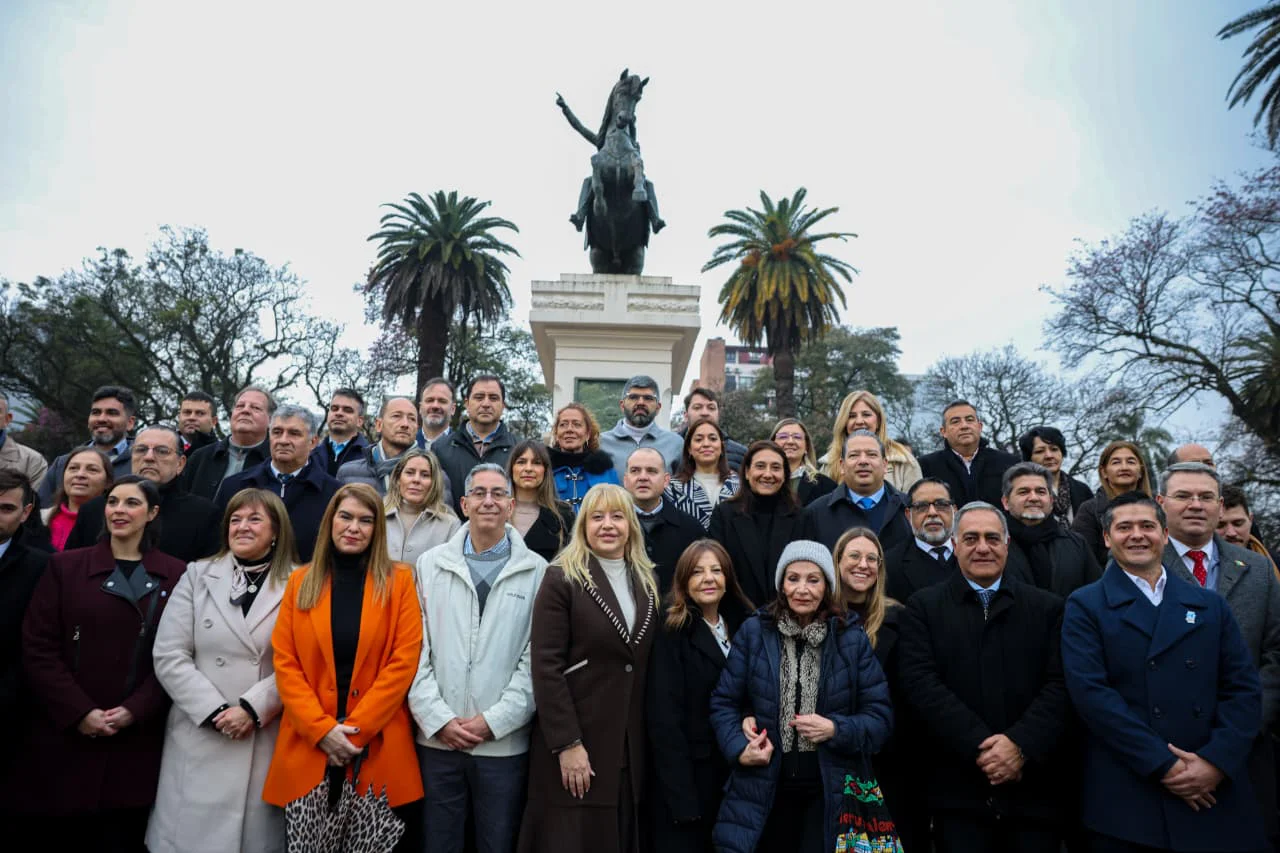 Rossana Chahla encabezó el acto en homenaje a José de San Martín a 176 años de su fallecimiento