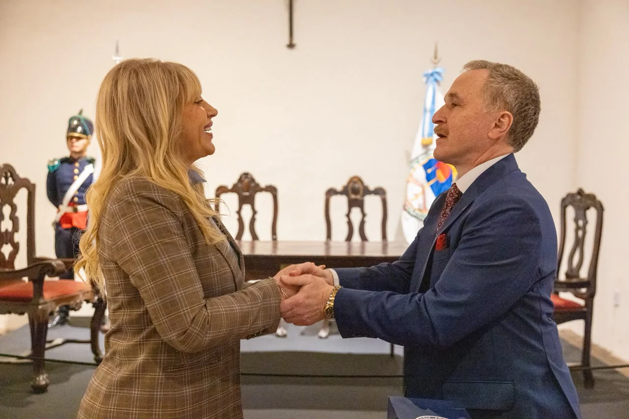 Rossana Chahla recibió al embajador de Estados Unidos Peter Lamelas para abrir opciones de cooperación