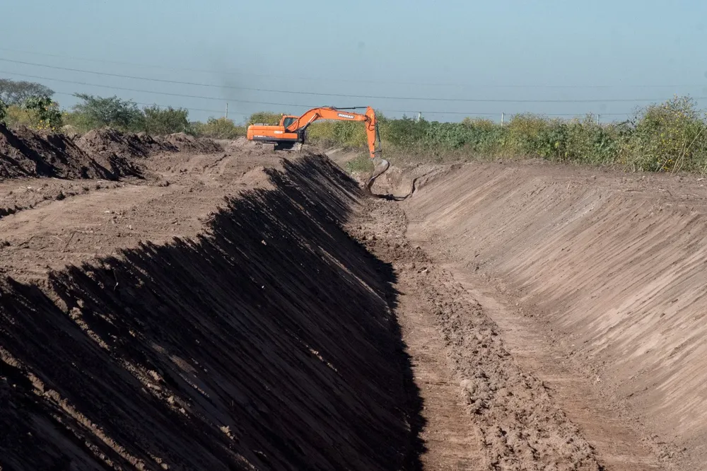 Obra hidráulica del barrio 360 Viviendas 2