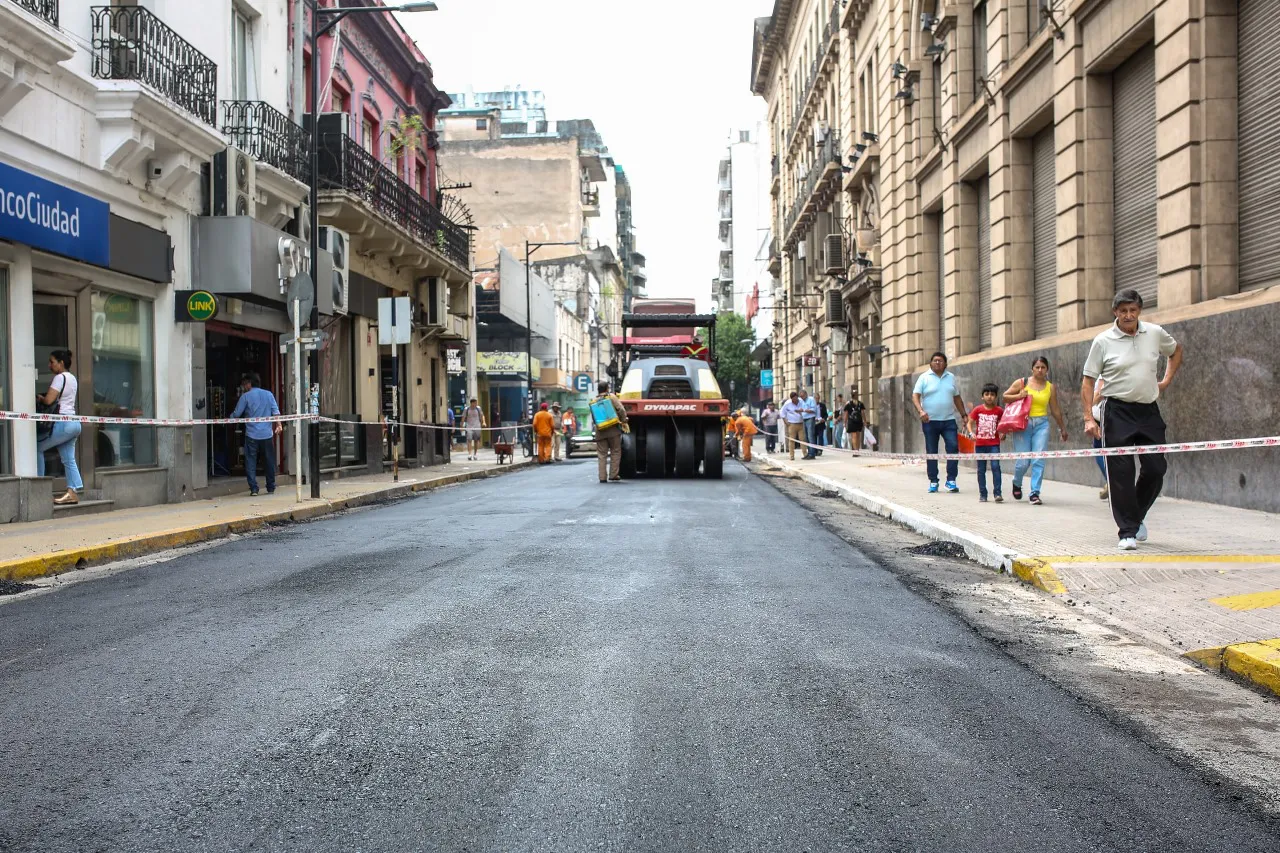 Rossana Chahla -supervisó calle San Martín 2