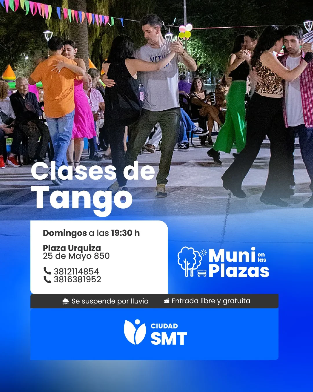 flyer clases de tango