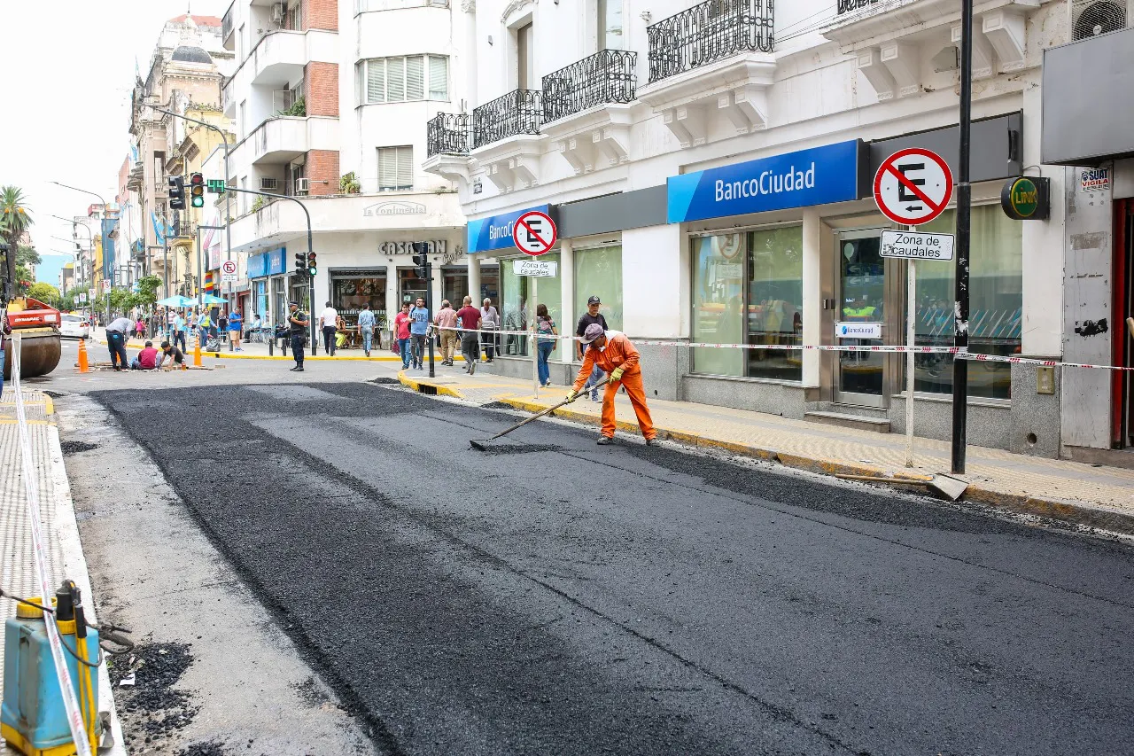 Rossana Chahla - supervisó calle San Martín 3