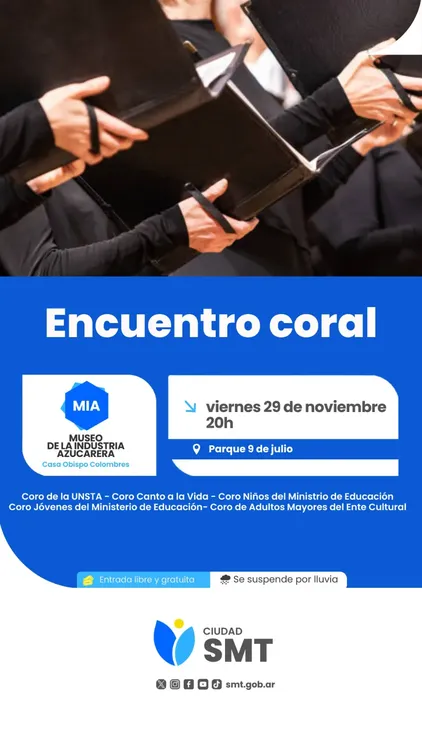flyer encuentro coral
