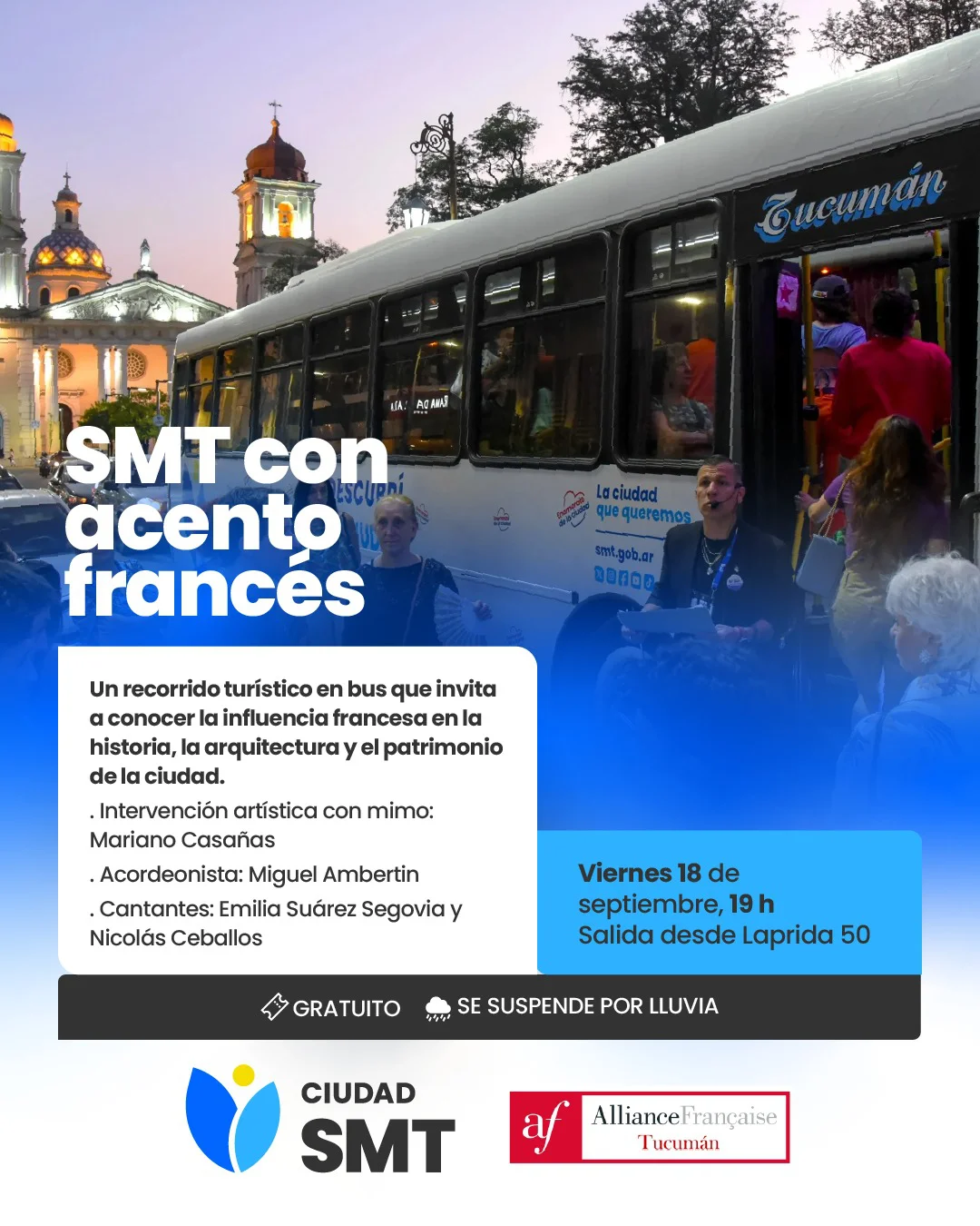 flyer SMT con acento Frances