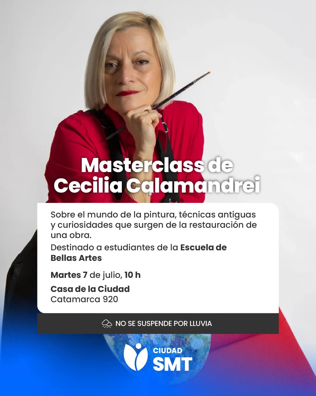 flyer master class 7 de julio