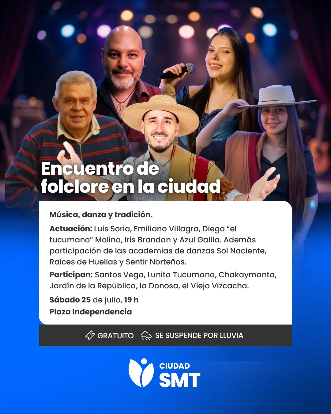 Festival de Folclore julio 2026
