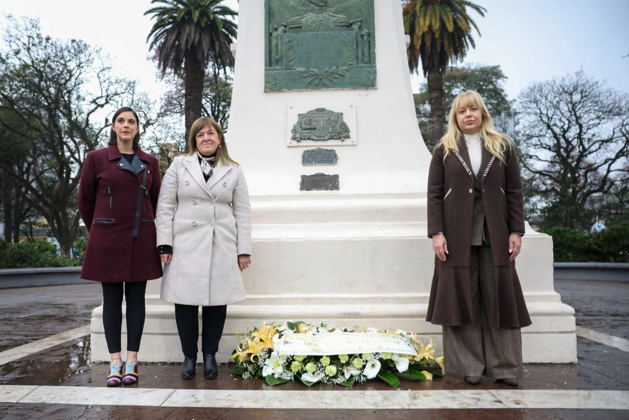 Rossana Chahla encabezó el acto en homenaje a José de San Martín a 176 años de su fallecimiento (3)