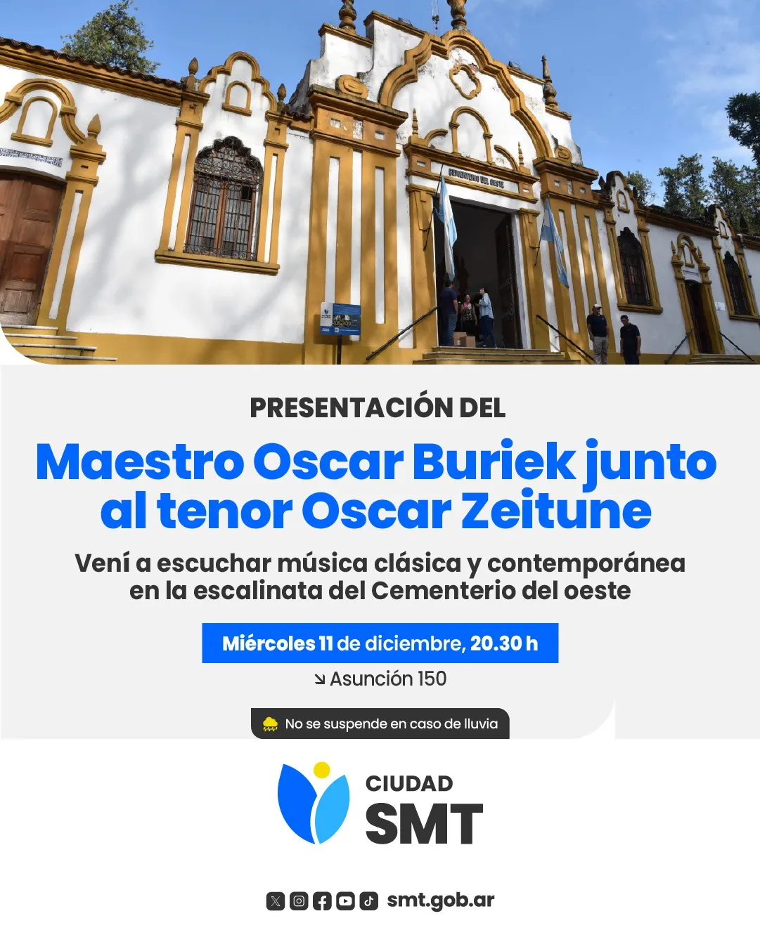 flyer musica cementerio del oeste