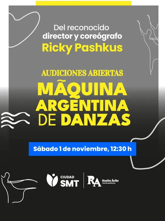 flyer becas Máquina Argentina de Danzas